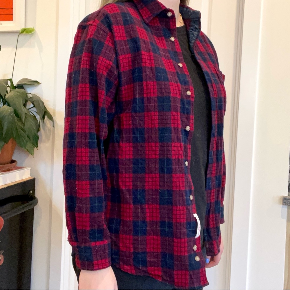 Pendleton 100% Virgin Wool Tartan Plaid Button Down Shirt